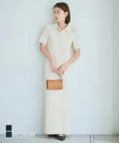 HARUKA DESIGN 半袖ポロマキシワンピースのサムネイル