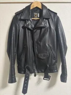 ■Schott ショット 513USダブルライダースジャケット オールブラック