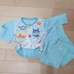 アンパンマン キッズ パジャマ 100cm 水色