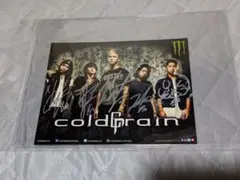 coldrain直筆サイン入りポストカード