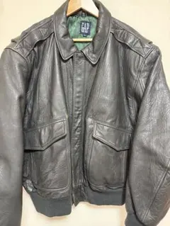 OLD GAP 牛革 レザージャケット ゴールデンサイズS#834 - メルカリ