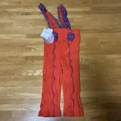 MARK'S オレンジ フリル付き長ズボン 100