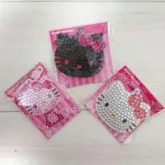 ラウンドワン限定キティーちゃんストラップ3点セット