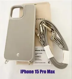 IPhone 15 Pro Max スマホケース ショルダーストラップ付のサムネイル
