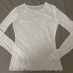 EMODA シアーフィットロゴTシャツ