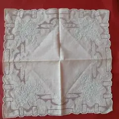 スワトウ刺繍入りハンカチ