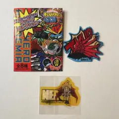 ヒロアカ ワッペンコレクション　Wダイカットクリアステッカー　セット　ホークス