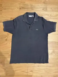 LACOSTEラコステ インディゴ黒ポロシャツ PH371EM 4M - メルカリ