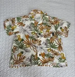 【90size】BREEZE パイナップル柄アロハシャツ