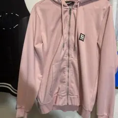 DIESEL ピンク ジップアップパーカー