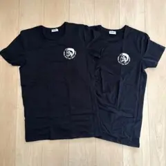 【新品】ディーゼル Tシャツ 2枚セット Sサイズ ブラック