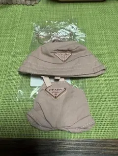 PPADA ピンク 帽子とオーバーオールセット