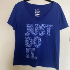 Nike DRI-FIT Tシャツ L ネイビー JUST DO IT.