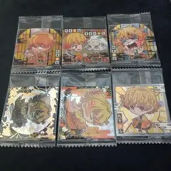 鬼滅の刃 ウエハース1〜3 ディフォルメシール 　我妻善逸セット⑫希少