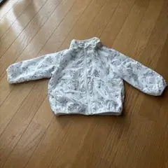 花柄ホワイトジャケット90センチ