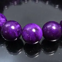 ゆ*き様 【天然石】スギライト 8mm ブレスレットsug08003