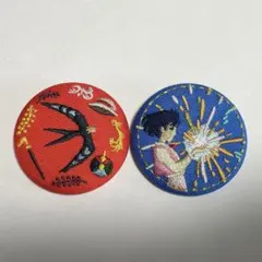 値下げ中　ジブリ ハウルの動く城 刺繍缶バッジ