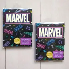 マーベル　付箋　黒　2冊セット　アベンジャーズ　ふせん　文具　まとめ売り