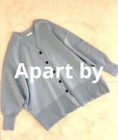 Apart by Vネック カーディガン ライトブルーのサムネイル