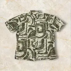 【QUIKSILVER SURF サーフィン ボタン 半袖シャツ XL】