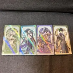 原神 キャラクターカード 4枚セット ナヒーダ 魈 セノ 鍾離
