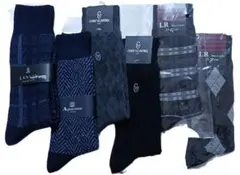 メンズソックス6足セット（LANVIN,他）
