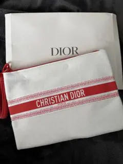 CHRISTIAN DIOR キャンバスポーチ