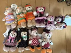 ダッフィー シェリーメイ ハロウィン ぬいば ストラップ セット