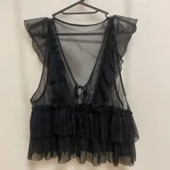 JEANASIS ブラック ビスチェ Fサイズのサムネイル