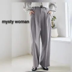 mysty woman/ミスティウーマン ワイドパンツ