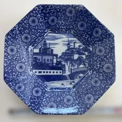 希少明治期図変わり文明開化気球西洋人印判皿 希少明治期図変わり文明開化気球西洋人印判皿 - メルカリ