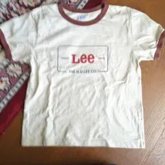 Lee　ベージュ　コットンTシャツ　M