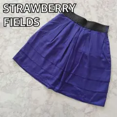 【定価12,600円♡新品タグ付き】ストロベリーフィールズ ミニスカート 青 M
