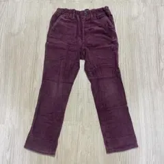 コーデュロイパンツ バーガンディ 長ズボン　120cm