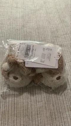 ジェラートピケ　ベビー靴下 足跡プリント 0-6ヶ月用