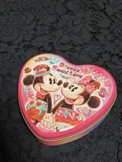 東京ディズニーランド★ミッキー＆ミニー缶（ハート型）