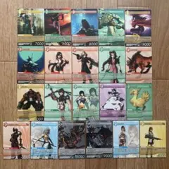 ファイナルファンタジーVII クライシスコア トレーディングカードゲーム 21枚
