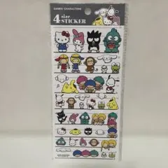 サンリオキャラクター 4サイズステッカー
