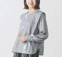 BEAMS LIGHTS マーブルプリントタックプルオーバーのサムネイル
