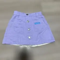 薄紫色 ボタン付きスカートのサムネイル