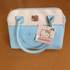 【非売品】ハローキティ フラワーモチーフ付きバッグ