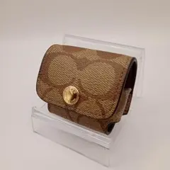 COACH air pods用 シグネチャー エアポッズ ケース