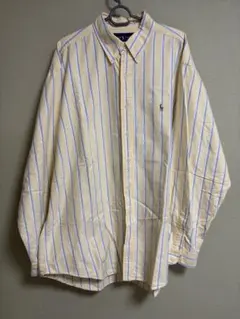 Ralph Lauren ストライプ ボタンダウンシャツ