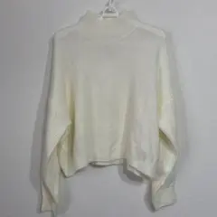 earth music & ecology ハイネックセーター　アイボリー