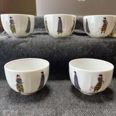スナフジタ 希少 お猪口 酒器 馬 干支 午年 陶磁器 ロエベ 作家 藤田