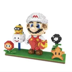 Nintendo ファイアマリオ　スーパーマリオブラザーズ　レゴ互換　知育玩具
