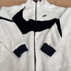 NIKE リバーシブル ボアジャケット ホワイト ネイビー