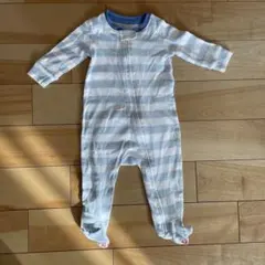 GAP 3ヶ月から6ヶ月ストライプロンパース シャークデザイン
