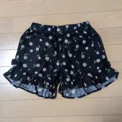 après les cours 花柄フリルハーフパンツ 140