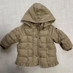 petit main フードつきダウンコート